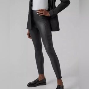NEW Athleta Black Delancey Gleam Moto Leggings Size Large